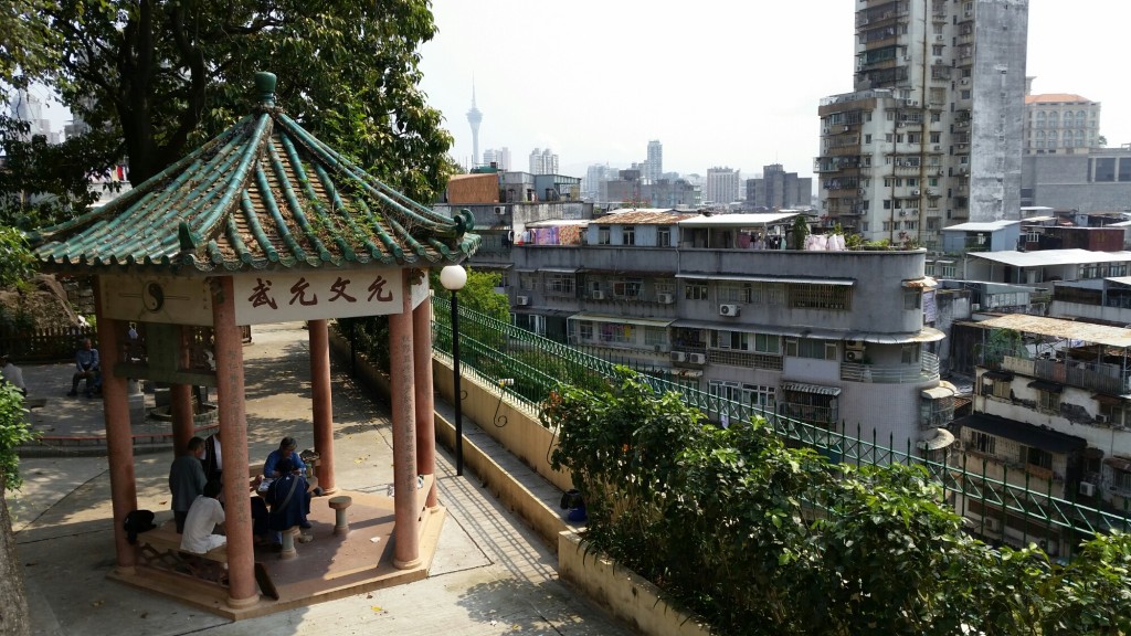 View from the top (now inside Luis de Camoes Garden)