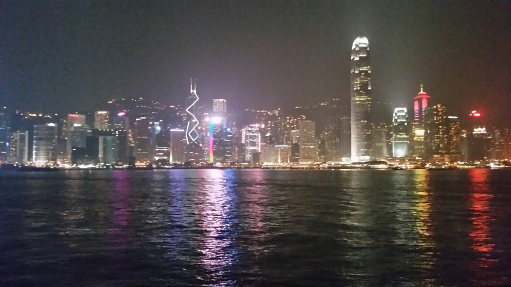 A Symphony of Lights - The spectacular light display of Victoria Harbour, Hong Kong