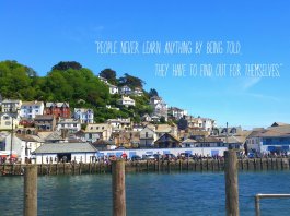 “People never learn anything by being told, they have to find out for themselves.”