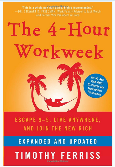 The 4-hour Workweek book by Tim Ferriss
