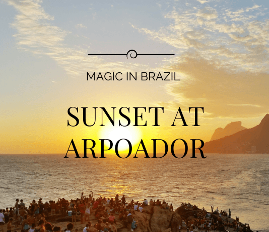 This rare sunset at Arpoador in Rio de Janeiro is a must see!
