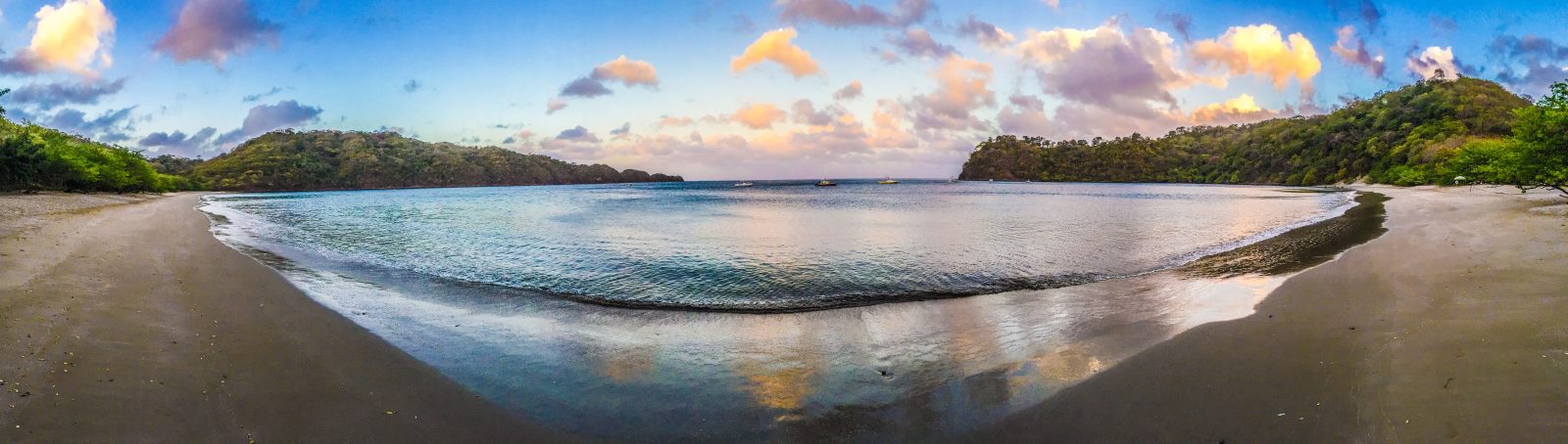 Beach sunset in Costa Rica