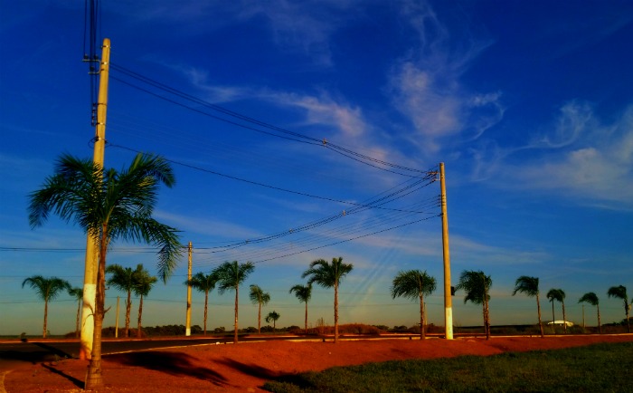 Dirt roads in Goiás, Brazil