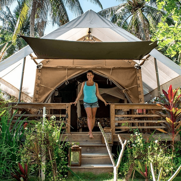 Interview: Couple From Luxury Travel Blog, No Destinations Reveal How They Travel Full Time - No Destinations glamping in Indonesia