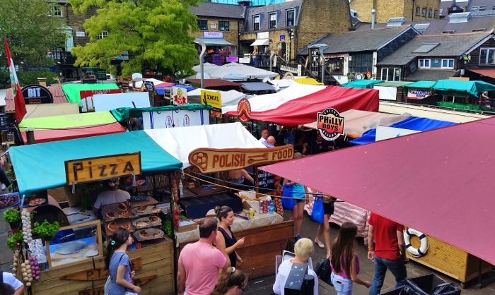 40 Quick and Helpful London Travel Tips You Need To Know Before Visiting - Global Kitchen at Camden Lock Market