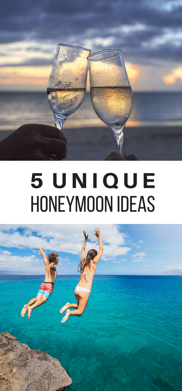 So you're getting hitched... CONGRATS! When planning a wedding there is so much to think about and so little time! How about we take the hard work out of figuring out what kind of honeymoon you want... Here are 5 unique honeymoon ideas to suit anyone's style!
