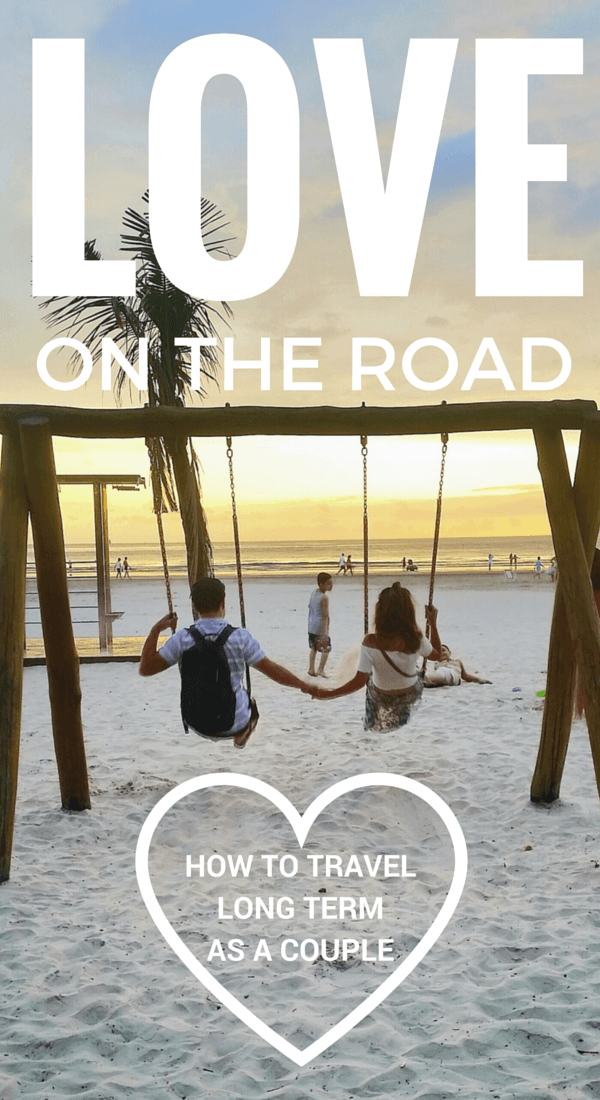 We met and fell in love on the road over 2 years ago now (actually, it was a dodgy hostel in Thailand, but anyway)! Here are our top tips to make a relationship last and FLOURISH while you travel! It's called 'Long Term Travel As A Couple: How To Do Relationships On The Road'... Enjoy! 