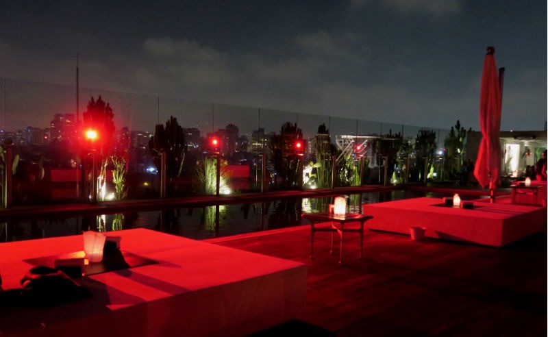 The poolside terrace at Hotel Unique | The Best Rooftop Bar In São Paulo: Skye Bar At Hotel Unique