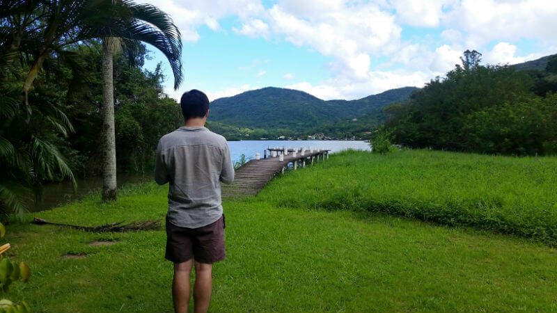 Lake access at Hotel Saint Germain, Florianópolis - Are you looking for an affordable yet relaxing hotel in Florianópolis, Brazil? Check out our Florianópolis hotel review of Hotel Saint Germain, located on the lake in Lagoa da Conceicão!