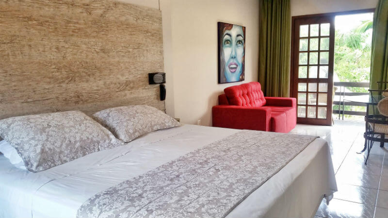 Suite at Hotel Saint Germain, Florianópolis - Are you looking for an affordable yet relaxing hotel in Florianópolis, Brazil? Check out our Florianópolis hotel review of Hotel Saint Germain, located on the lake in Lagoa da Conceicão!
