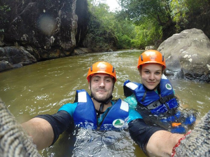 Ross and Jule Canyoning - The Sunset Hunters: Best Advice For Long Term Travel Newbies