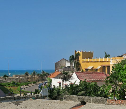 The view from Café del Mar in Cartagena Colombia | A Quick Guide To Cartagena Colombia Travel In 2016
