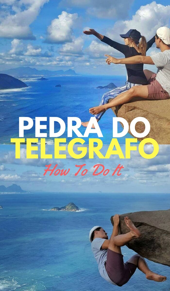 So you've seen people hanging off that famous cliff in Rio, Brazil and now you want to know how you can do it too. No worries! We recently did it and have some tips to share with you. Here's how to get to Pedra do Telegrafo, Rio de Janeiro and what to expect when you arrive. Click through to read now!