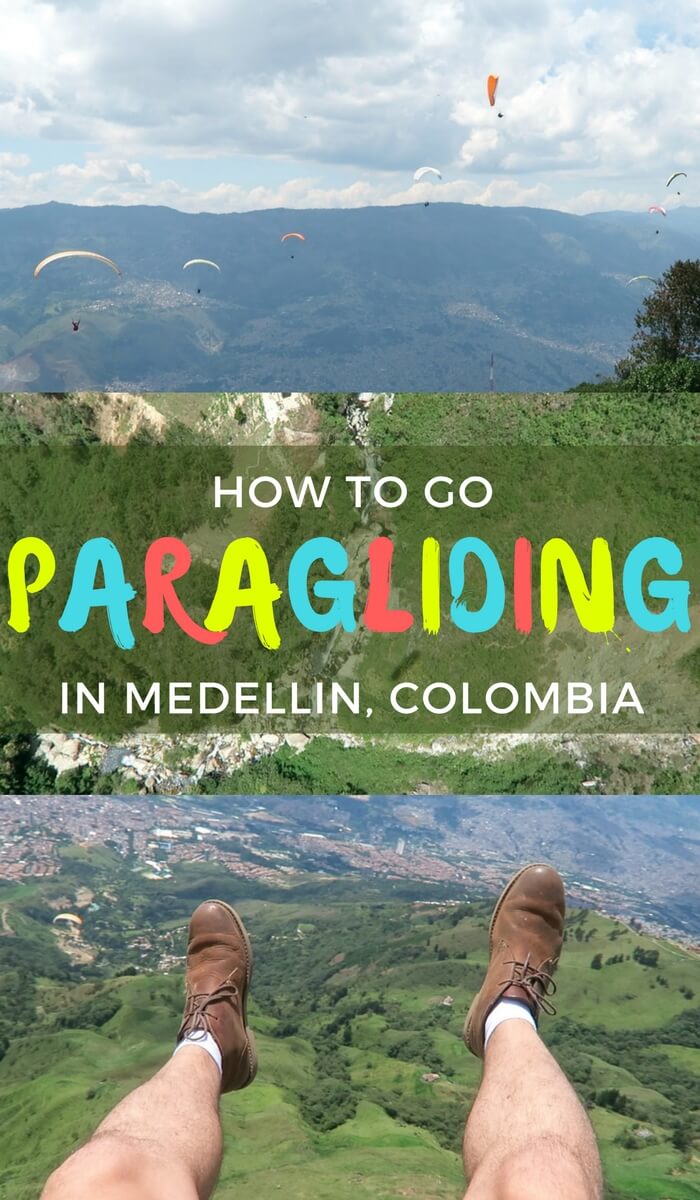 Are you thinking about going paragliding in Medellin, Colombia and want to know how you can do it safely with an amazing guide for a good price? Click the image to read about our experience and tips for when you do it...