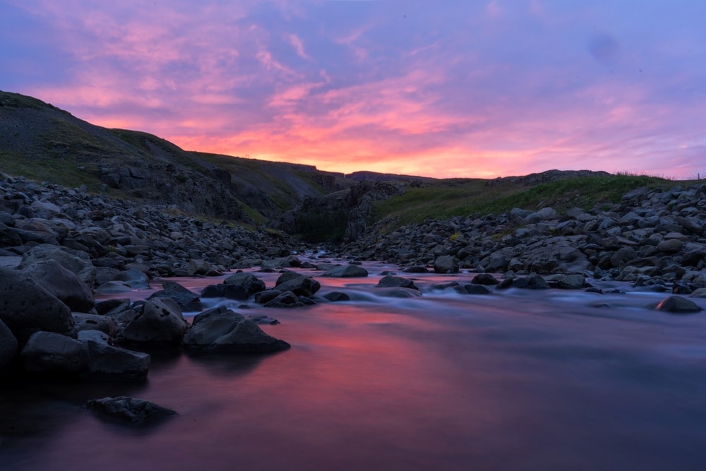 Hengifoss, but at the beginning of the hike - Insider’s Guide: Budget Iceland travel tips