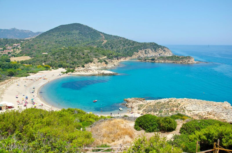 A bay near Pula, Sardinia | 20 Idyllic Places To See And Things To Do In Sardinia