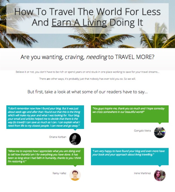 Sales pages | Travel Jobs: How To Create And Sell Digital Information Products (And Make Good Money)