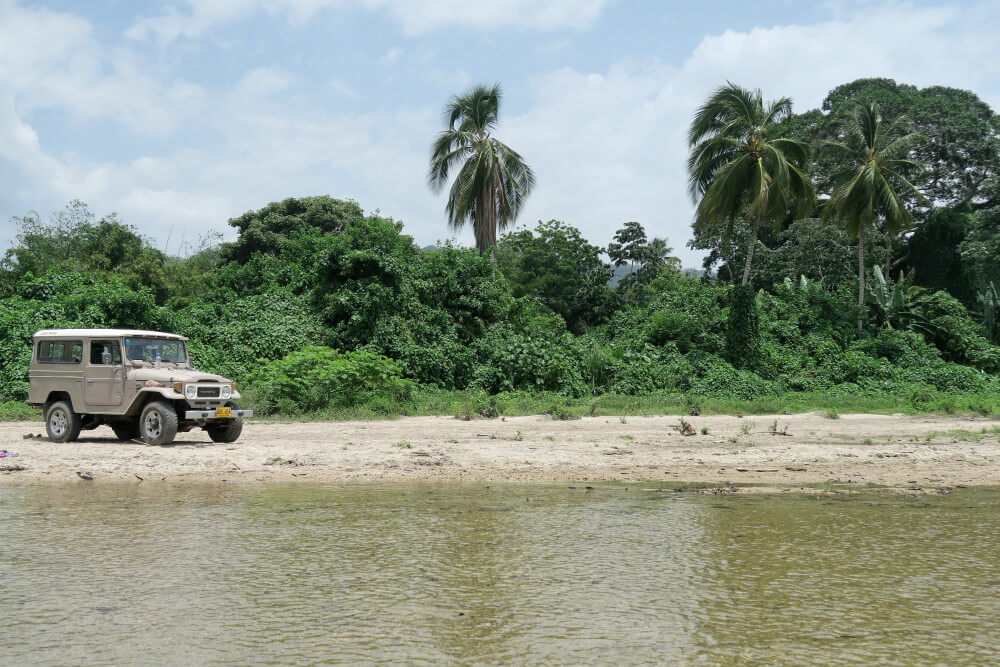 Visiting Palomino river with the owners of TRIBE Guesthouse Palomino, Colombia | A Private Oasis: Sleep In The Clouds At TRIBE Guesthouse Palomino, Colombia