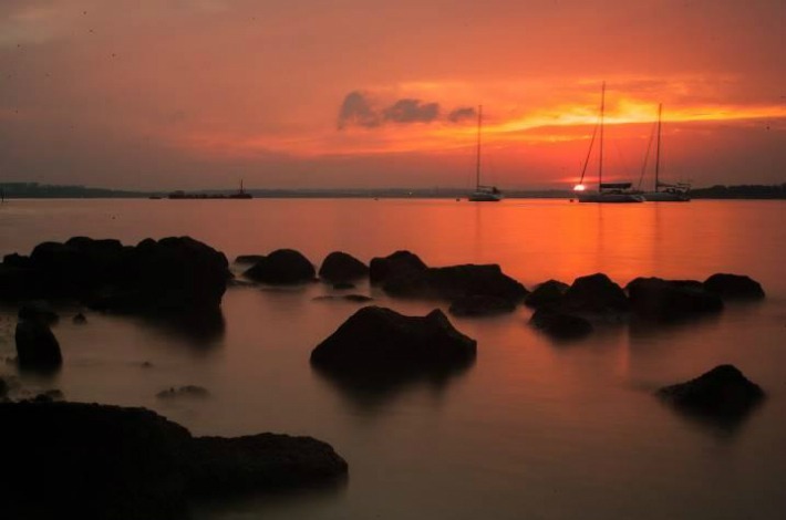 Sunset at Changi Coastal Walk | Singapore Travel Tips From A Local's Point Of View