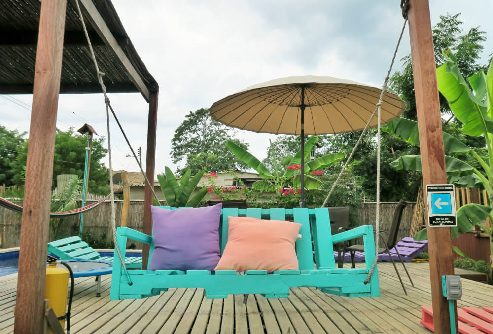 Pool area at TRIBE Guesthouse Palomino, Colombia | A Private Oasis: Sleep In The Clouds At TRIBE Guesthouse Palomino, Colombia