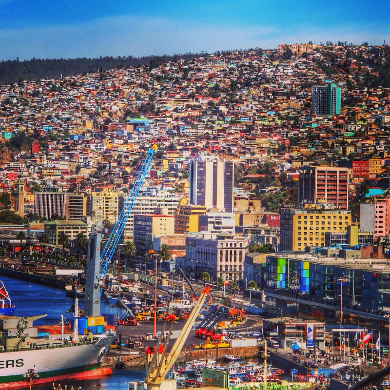 The view of Valparaíso from Cerro Artillería | Chile Uncovered: Valparaíso Travel Tips To Know Before You Go