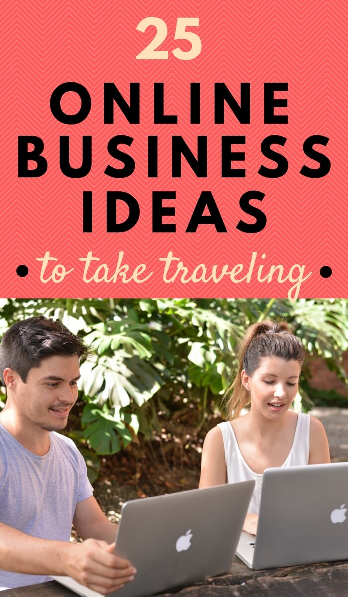 Are you tired of commuting to the same job every day? Do you dream of traveling without restriction? Here are 25 online business ideas that you can take traveling WITH you next year! Click through to read now...