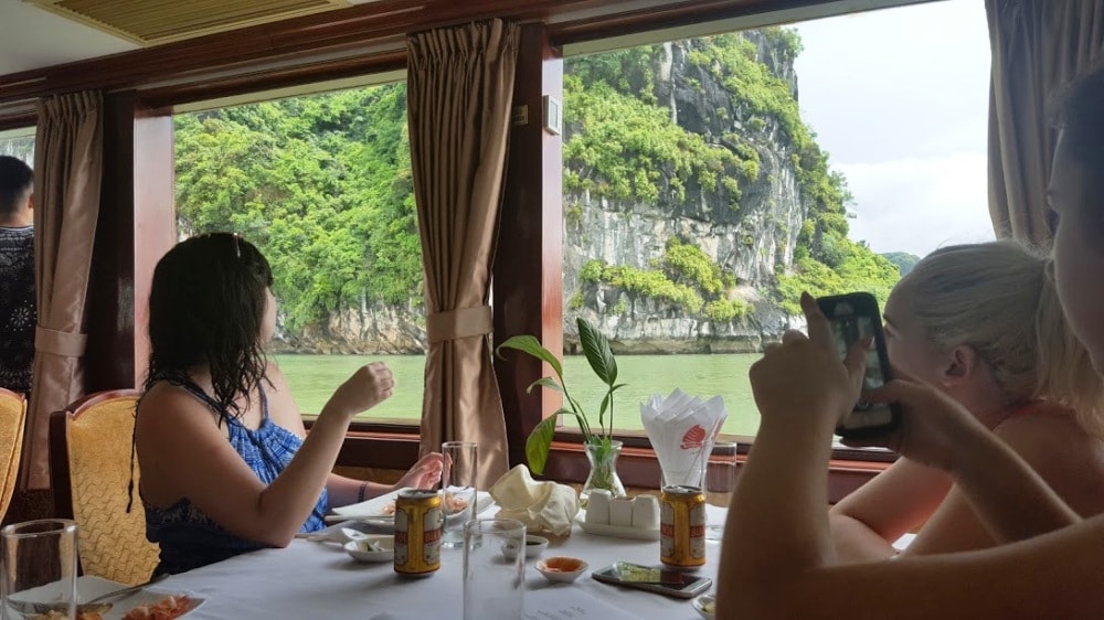 Lunch with the view of Halong - Bay Essential Vietnam Travel Tips You Need To Know Before Visiting