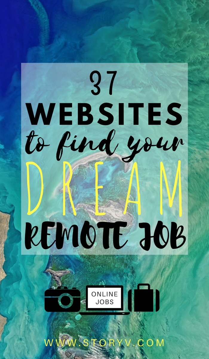 : - o lifesaver! These 37 websites will open up a whole treasure chest of opportunity for you to live, travel & work around the world... Lets find you some remote online jobs to apply for and get you traveling! Click through to read now...