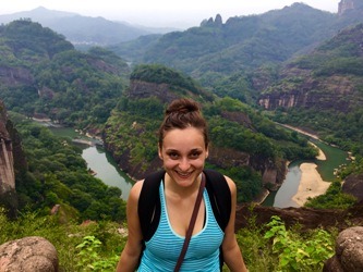 Stephanie Camilleri at wuyishan natural reserve Essential China travel tips