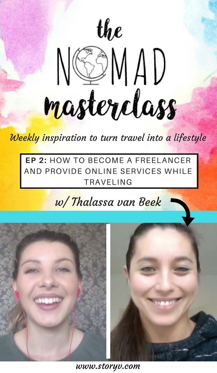 So many tips for people who want to work online in this interview! In this episode of The Nomad Masterclass you're going to learn how to become a freelancer & travel the world with full control over how you earn an income. Click through to read now!