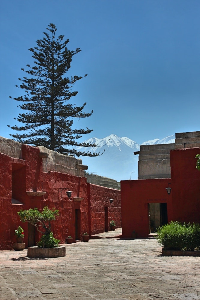 mountains from inside Santa Catalina monastery in Arequipa - Insider’s Guide: Essential Peru Travel Tips You Need To Know Before Visiting