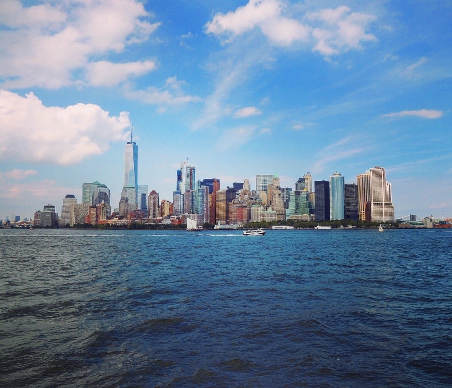 Manhattan view from the boat - New York travel tips