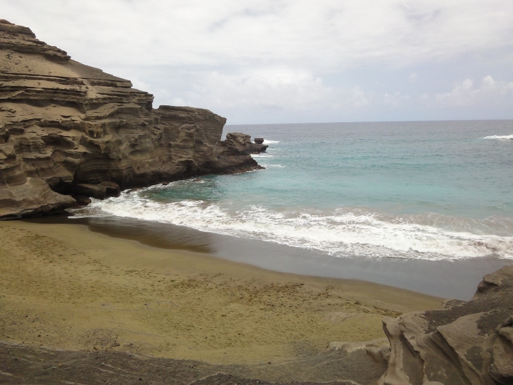 Green sand beach - Big Island of Hawaii Travel Tips