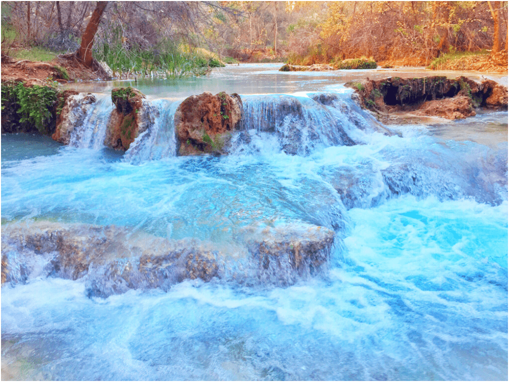 waterfalls in Havasupai -How to visit Havasupai Arizona 