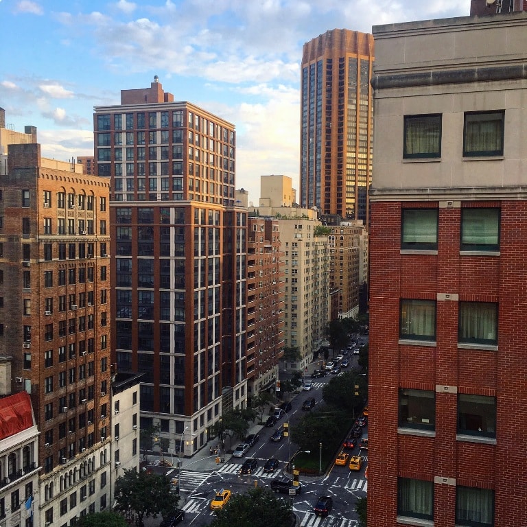 Park Avenue from our hotel - New York travel tips