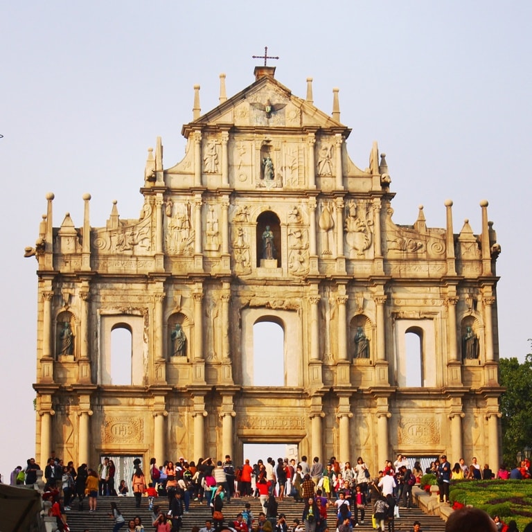  Macau St. Pauls Ruins - Hong Kong travel tips