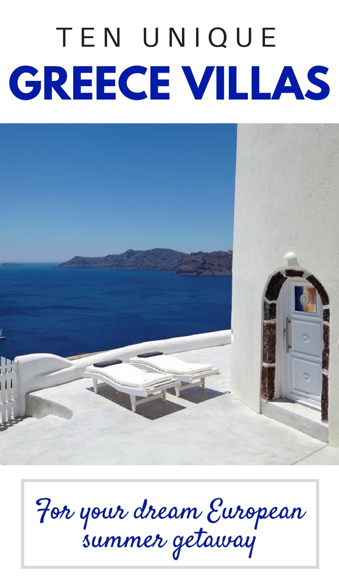 Theres nothing like a summer getaway surrounded by royal blue ocean & whitewashed buildings to gain total relaxation... & these unique villas in Greece offer the perfect setting to do it! Click through to read now...