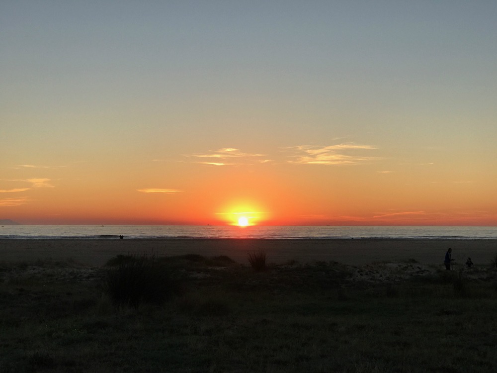 Sunset in Tarifa - Location independent lifestyle