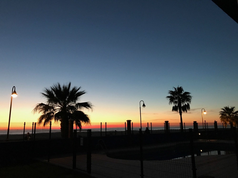 Sunset in Tarifa - Location independent lifestyle