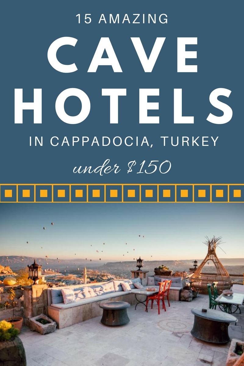 Oh my! So tempted... Enjoy a unique luxury cave living experience by staying at one of these 15 amazing cave hotels in Cappadocia Turkey. All for under $150 per night! (Click through to find your ideal cave hotel)