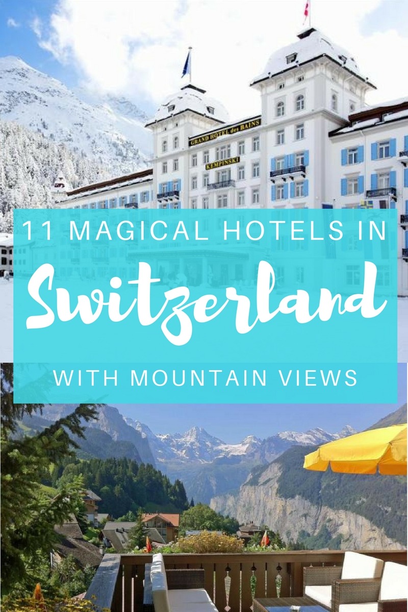 Stay at one of these magical hotels in Switzerland with unparalleled mountain views and make your winter getaway one to remember... (Click through to read)