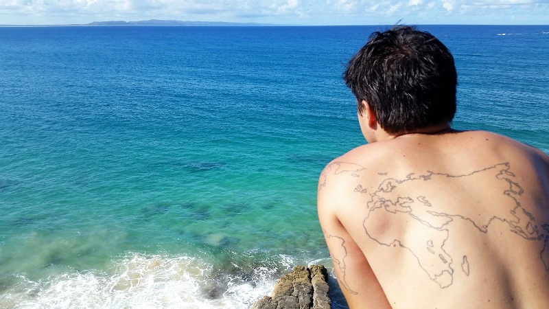 Boiling Pot lookout - Exploring the rock pools at Noosa National Park