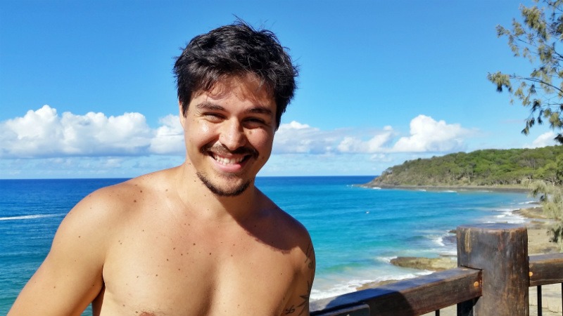 Boiling Pot Lookout - Exploring the rock pools at Noosa National Park