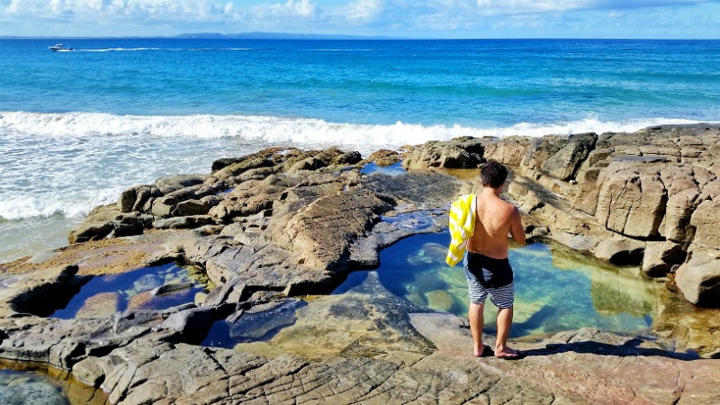 Little Cove - Exploring the rock pools at Noosa National Park