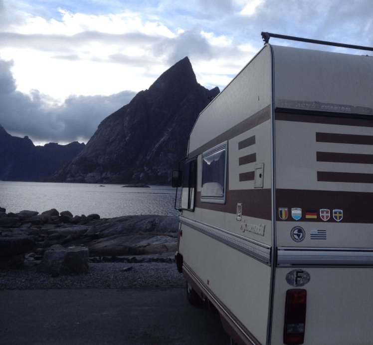 Norway road trip - campervan stop