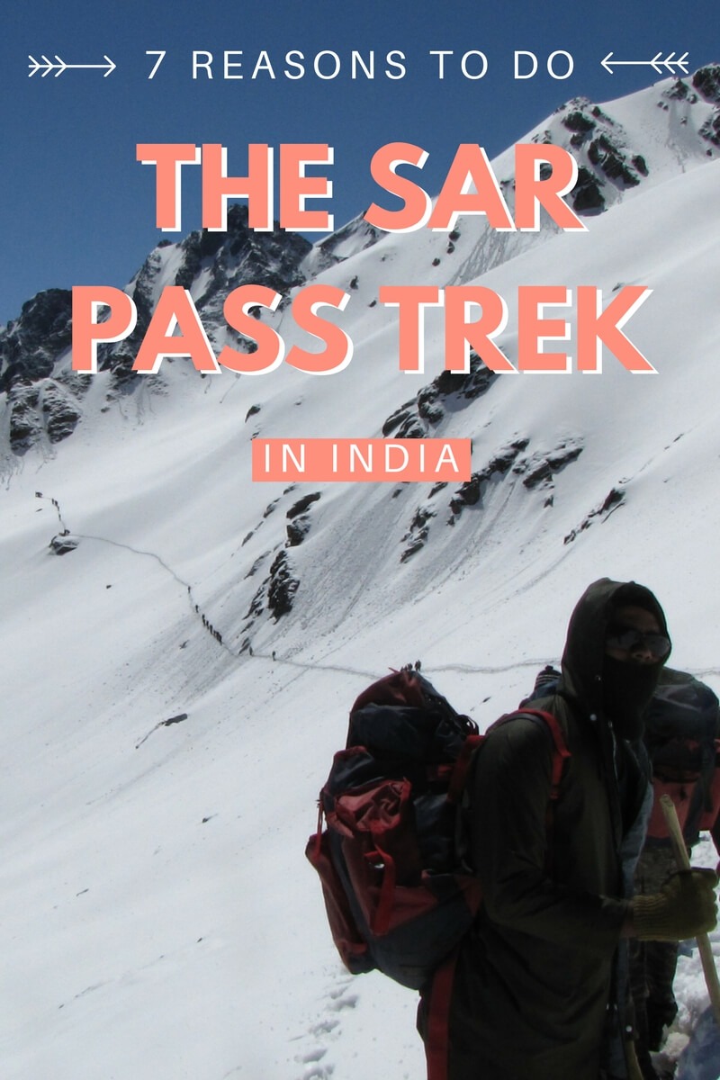 The Sar Pass Trek in India is one of the most beautiful treks in the Himalayas and it's perfect for beginners. Here's why you should give it a go! Click through to read...