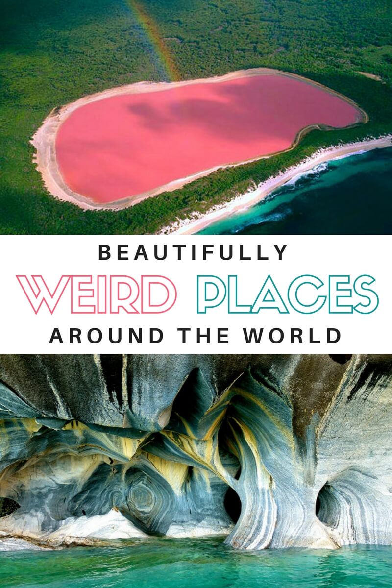 A travel bucket list is never complete without visiting thrilling, weird places in the world. There are lots of them, so we've picked 12 of them for this list! Click through to see...