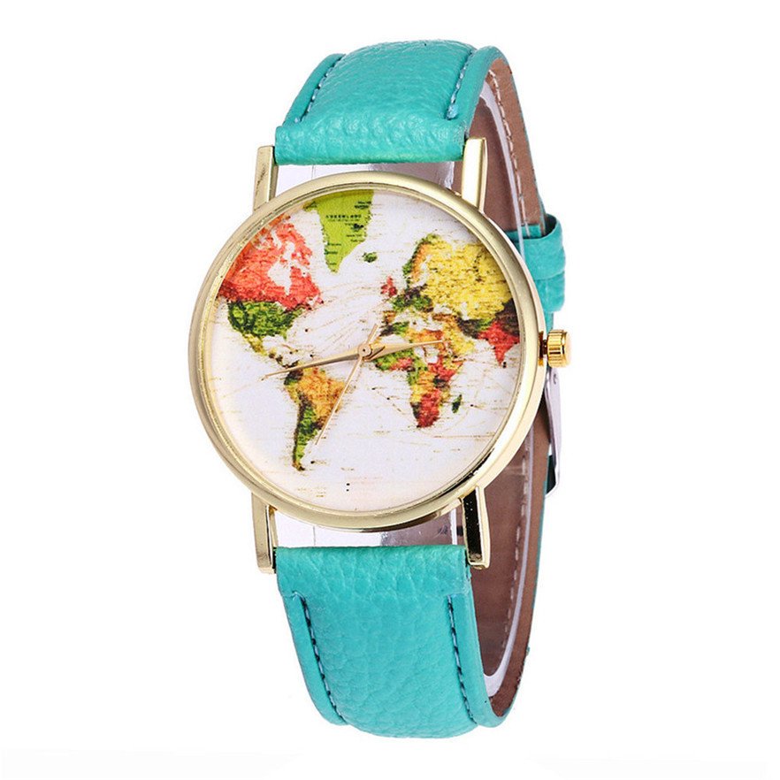 Joyride World Map Watch - Summer Travel Gifts For Female Travelers