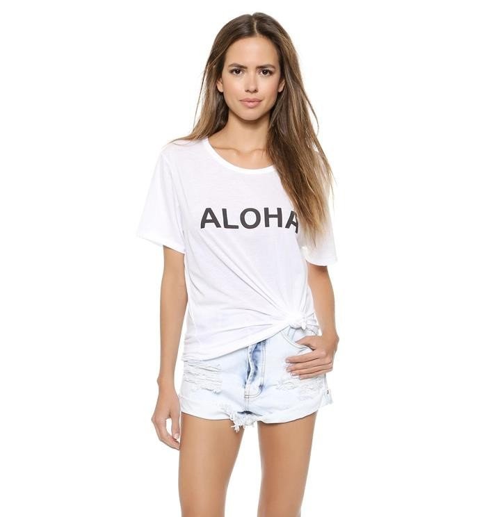 Aloha Women's Tee - Summer Travel Gifts For Female Travelers