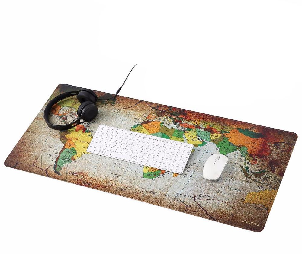Colourful World Large World Map Mouse Pad - Summer Travel Gifts For Female Travelers